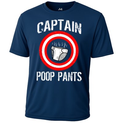 Funny Captain Poop Pants Performance Shirt