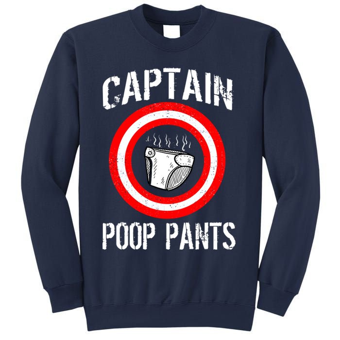 Funny Captain Poop Pants Sweatshirt