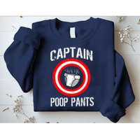 Funny Captain Poop Pants Sweatshirt