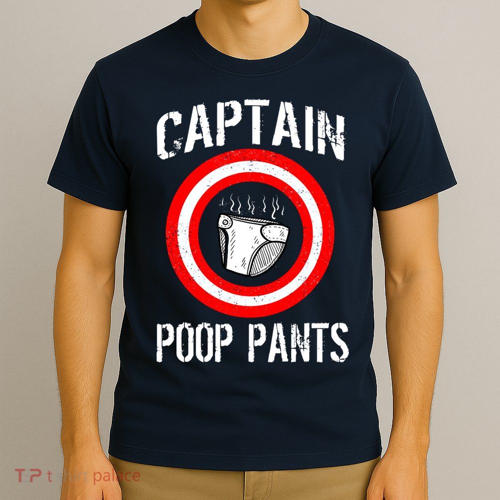 Funny Captain Poop Pants T-Shirt