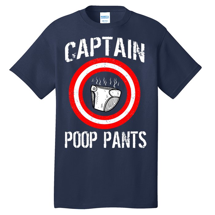 Funny Captain Poop Pants Tall T-Shirt