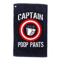 Funny Captain Poop Pants Golf Towel