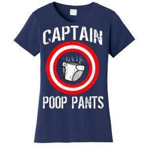 Funny Captain Poop Pants Women's T-Shirt