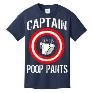 Funny Captain Poop Pants Kids T-Shirt