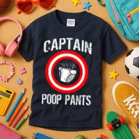 Funny Captain Poop Pants Kids T-Shirt