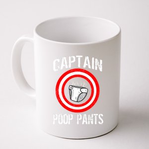 Funny Captain Poop Pants Coffee Mug