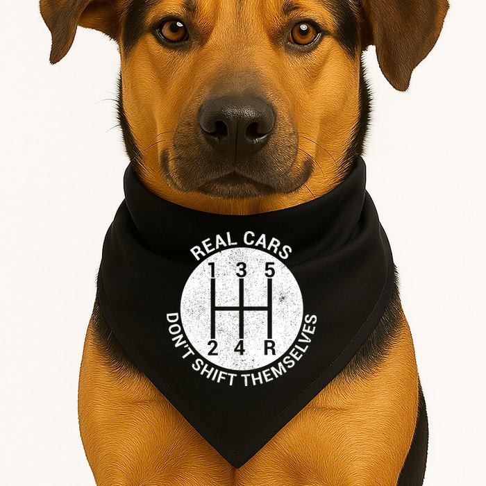 Funny Car Stick Shift USA-Made Doggie Bandana