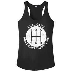 Funny Car Stick Shift Ladies PosiCharge Competitor Racerback Tank