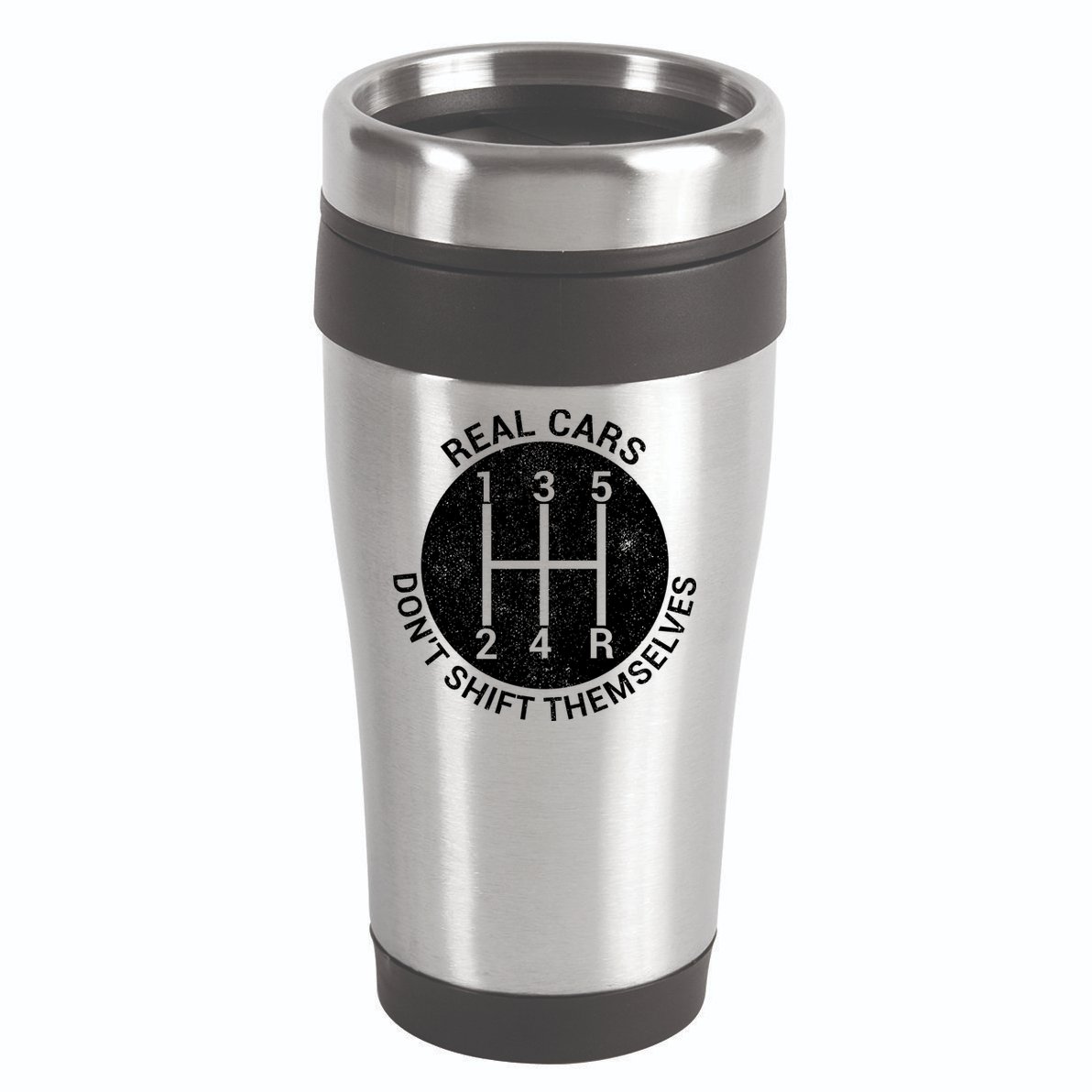 Funny Car Stick Shift 16oz Travel Tumbler