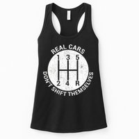 Funny Car Stick Shift Womens Tank Top
