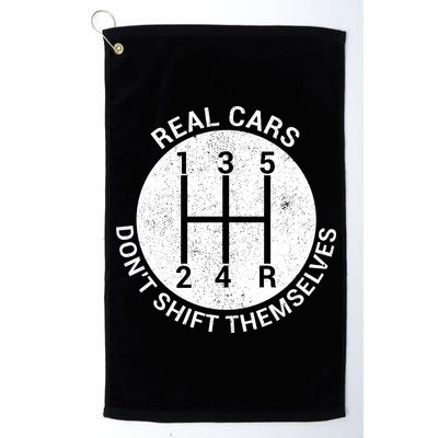 Funny Car Stick Shift Platinum Collection Golf Towel