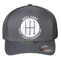 Funny Car Stick Shift Flexfit Unipanel Trucker Cap