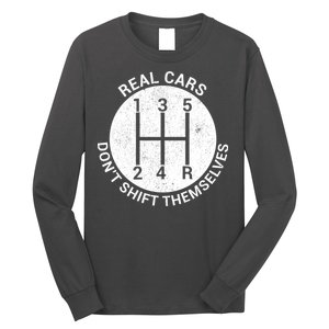 Funny Car Stick Shift Long Sleeve Shirt