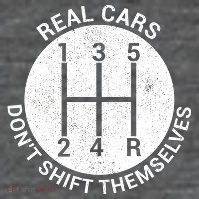 Funny Car Stick Shift T-Shirt