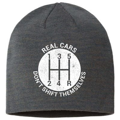 Funny Car Stick Shift Sustainable Beanie