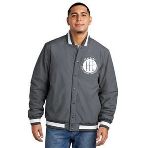 Funny Car Stick Shift Insulated Varsity Jacket