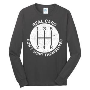 Funny Car Stick Shift Tall Long Sleeve T-Shirt