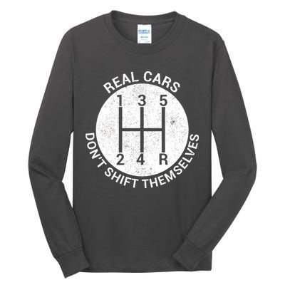 Funny Car Stick Shift Tall Long Sleeve T-Shirt