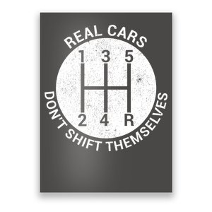 Funny Car Stick Shift Poster