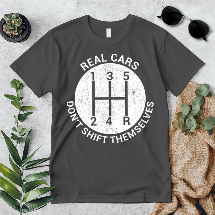 Funny Car Stick Shift Premium T-Shirt
