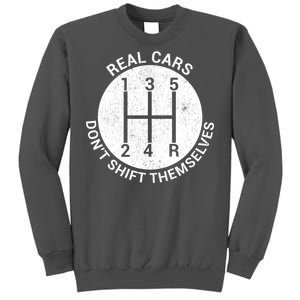 Funny Car Stick Shift Tall Sweatshirt