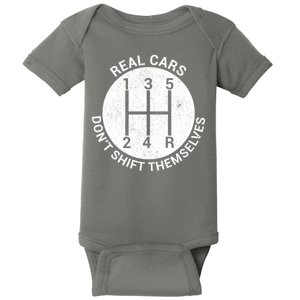 Funny Car Stick Shift Baby Bodysuit