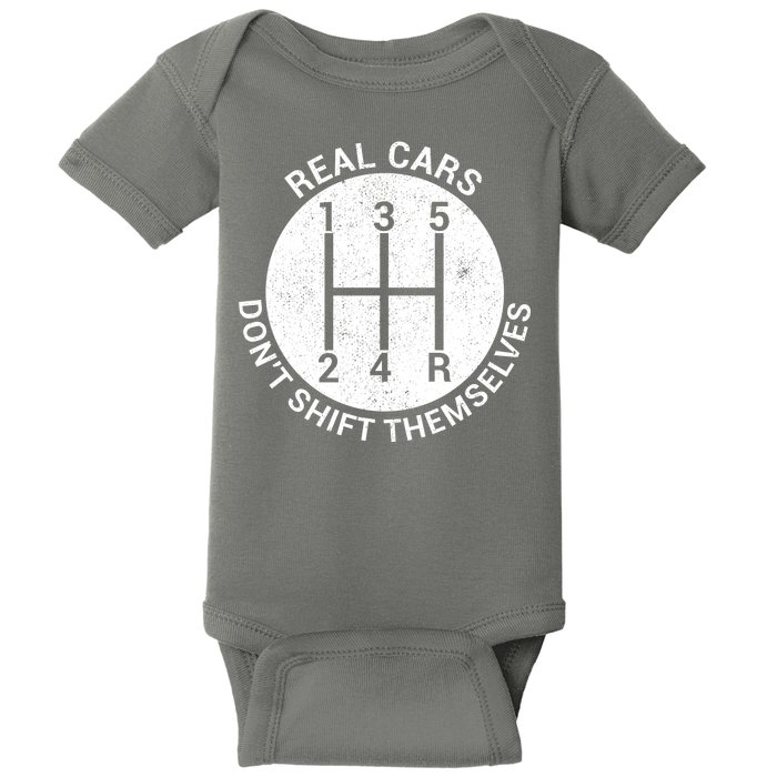 Funny Car Stick Shift Baby Bodysuit