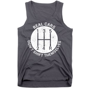 Funny Car Stick Shift Tank Top