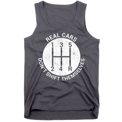 Funny Car Stick Shift Tank Top