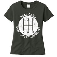 Funny Car Stick Shift Womens T-Shirt