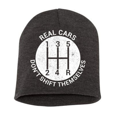 Funny Car Stick Shift Short Acrylic Beanie