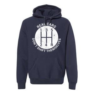 Funny Car Stick Shift Premium Hoodie