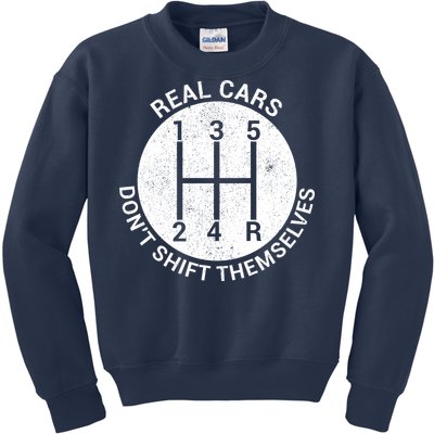 Funny Car Stick Shift Kids Sweatshirt