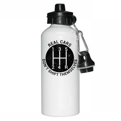 Funny Car Stick Shift Aluminum Water Bottle