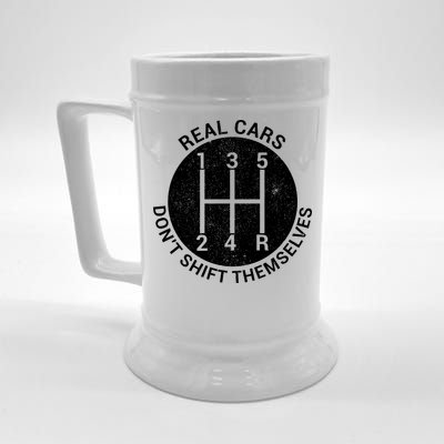 Funny Car Stick Shift Beer Stein