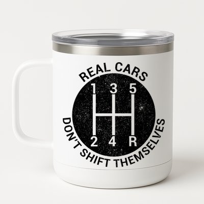 Funny Car Stick Shift 12 oz Stainless Steel Tumbler Cup