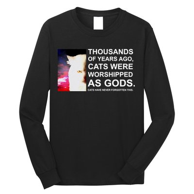 Funny Cat - Fluff You Fluffin Fluff Long Sleeve Shirt