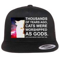 Funny Cat - Fluff You Fluffin Fluff Flat Bill Trucker Hat