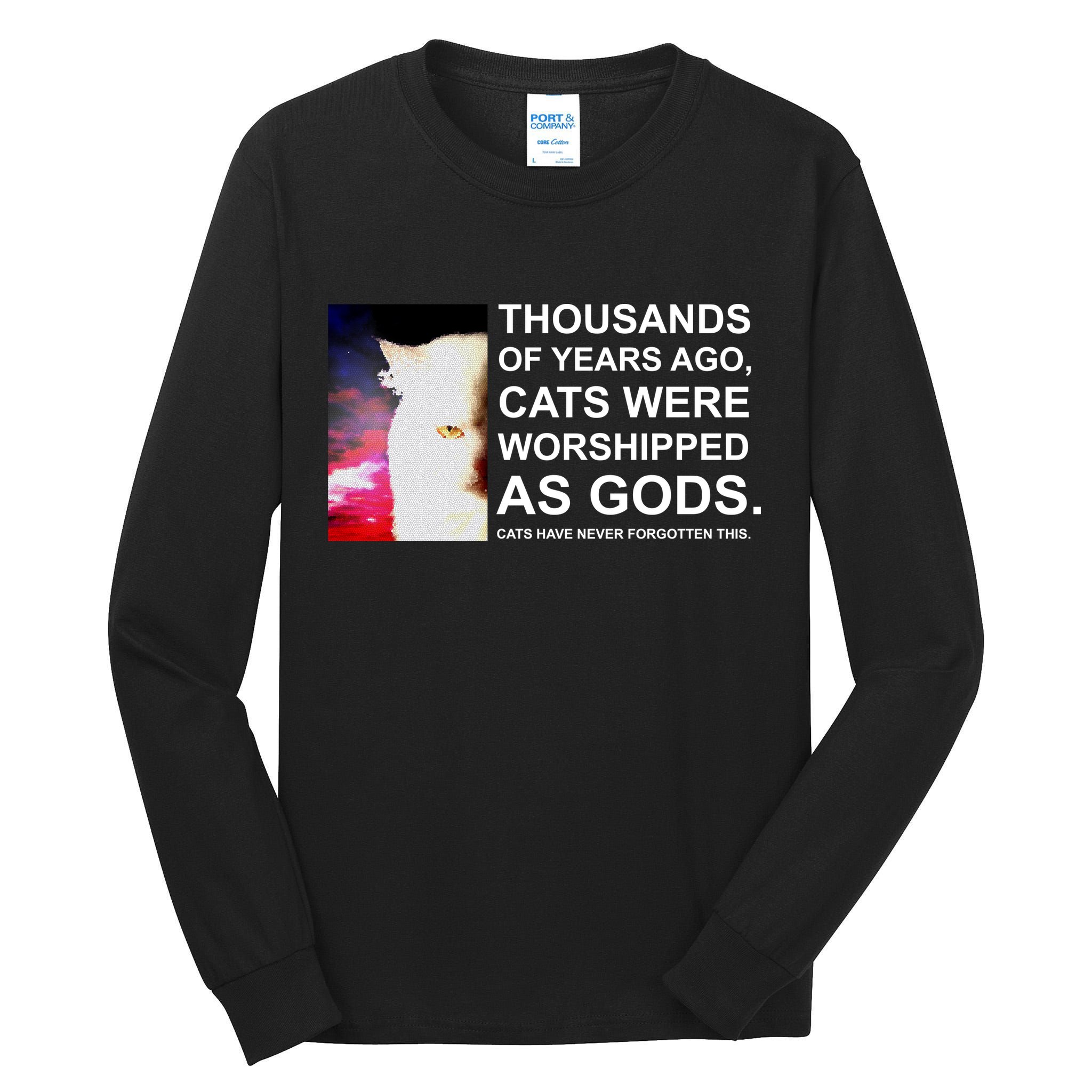 Funny Cat - Fluff You Fluffin Fluff Tall Long Sleeve T-Shirt