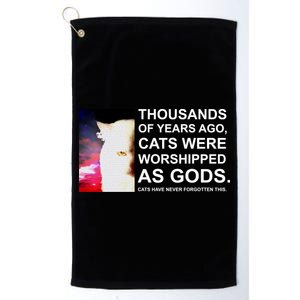 Funny Cat - Fluff You Fluffin Fluff Platinum Collection Golf Towel