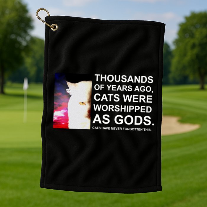 Funny Cat - Fluff You Fluffin Fluff Golf Towel