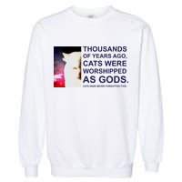 Funny Cat - Fluff You Fluffin Fluff Garment-Dyed Sweatshirt