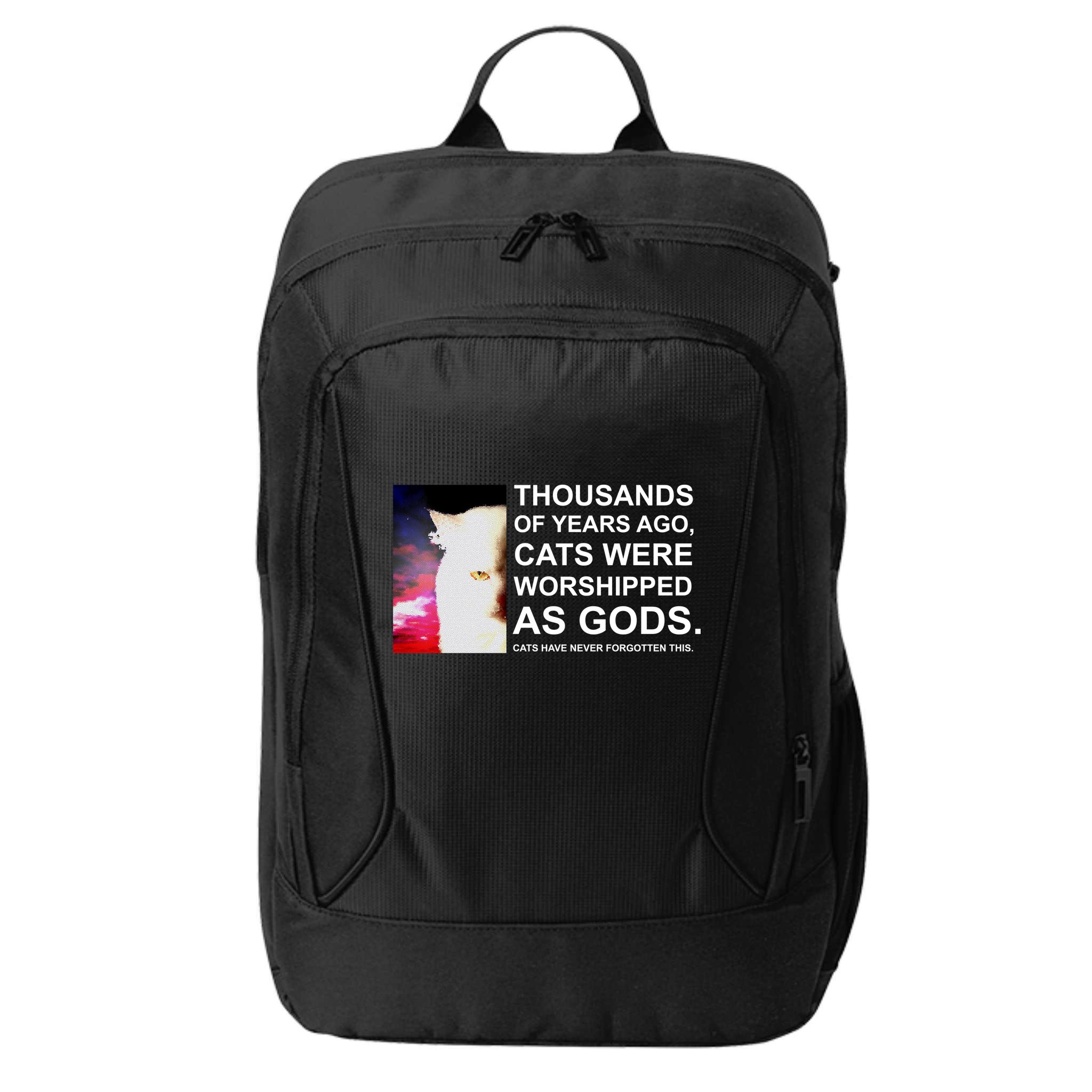 Funny Cat City Backpack