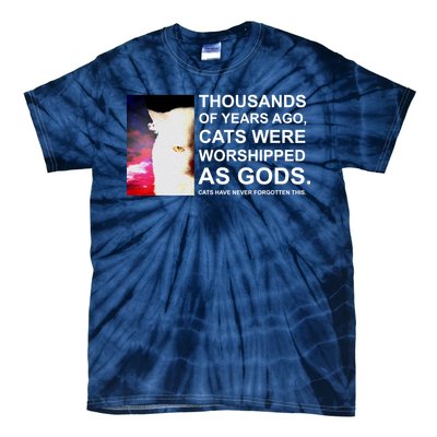 Funny Cat Tie-Dye T-Shirt