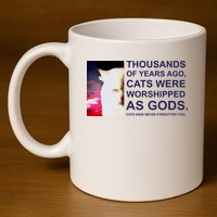 Funny Cat 11oz C Handle Ceramic Mug