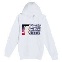 Funny Cat Premium Pullover Hoodie