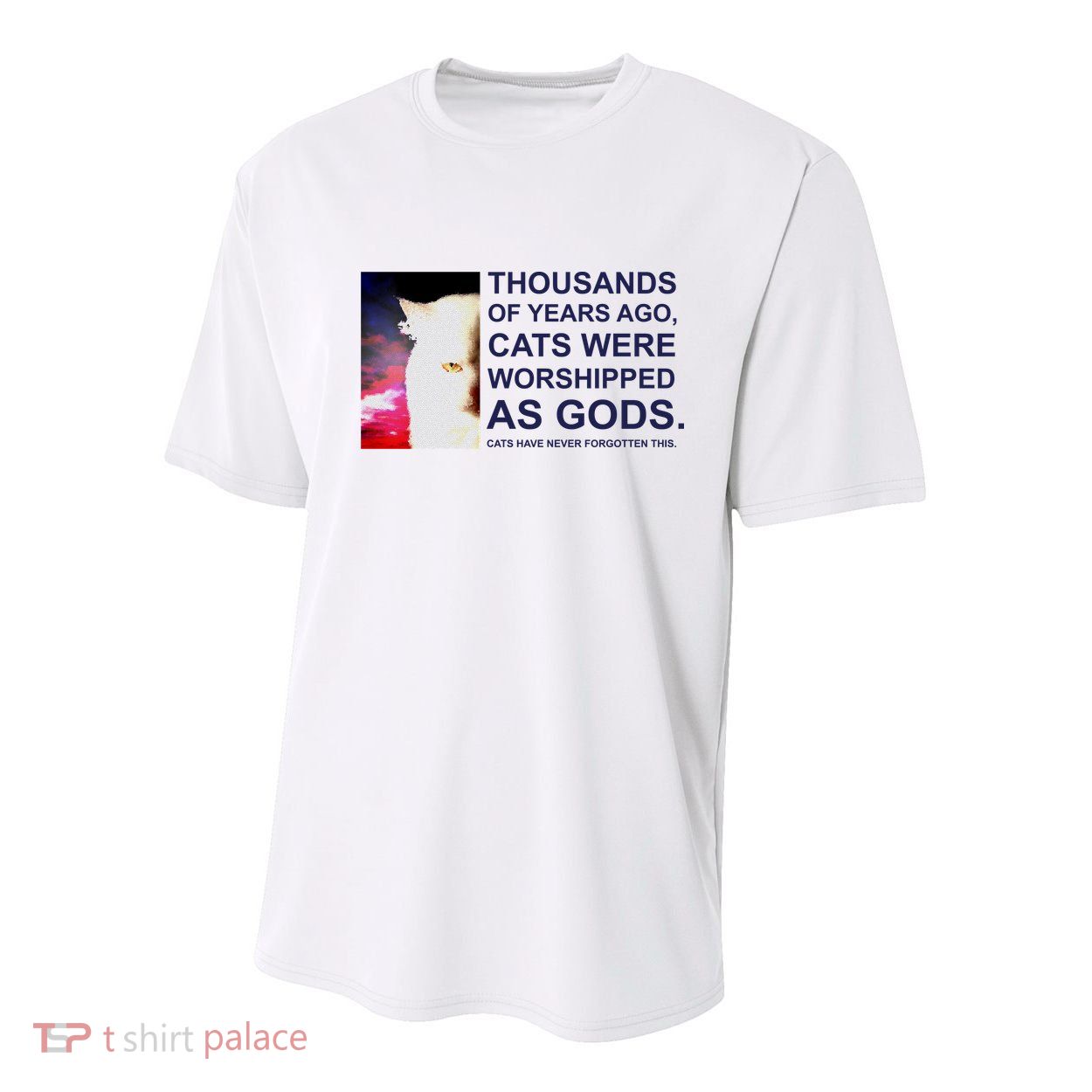 Funny Cat Youth Performance Sprint T-Shirt