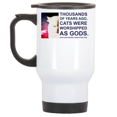 Funny Cat Stainless Steel Travel Mug