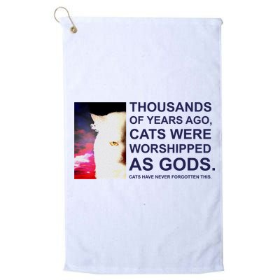 Funny Cat Platinum Collection Golf Towel