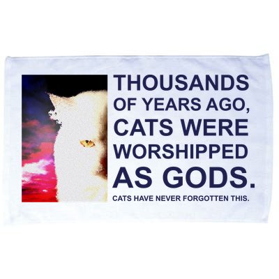 Funny Cat Microfiber Hand Towel